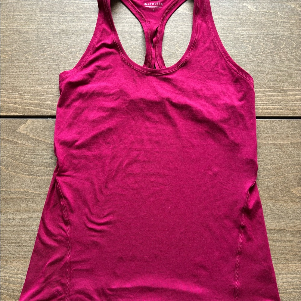 Athleta Pink Sleeveless Tank Top